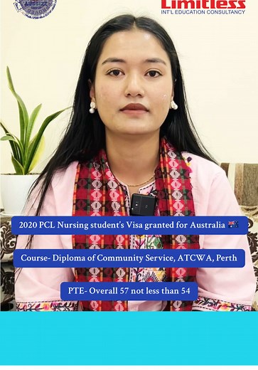 PCL Nursing Student Secures Australia Visa in 2020