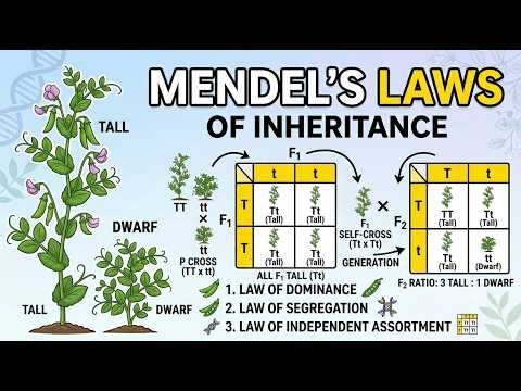 Mendel’s Laws of Inheritance | Genetics Basics