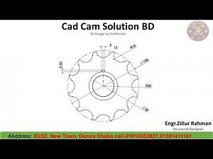 How to Draw Chain Pocket in SolidWorks | Step-by-Step CAD Tutorial for Beginners