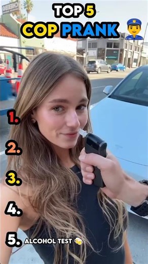 Top 5 Funniest Cop #Pranks# Moments 👮‍♂️