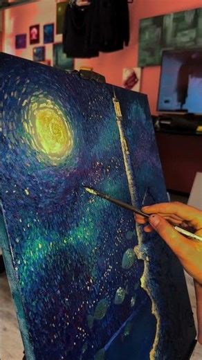 ADDICTED TO THIS STYLE😝 #art #arttutorial #painting #trending #art #youareoneofakind