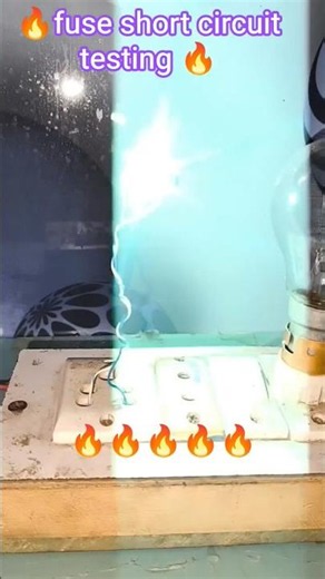 #ElectricalSafety #ShortCircuitTesting#ytshorts#FuseTesting #EngineeringInnovation