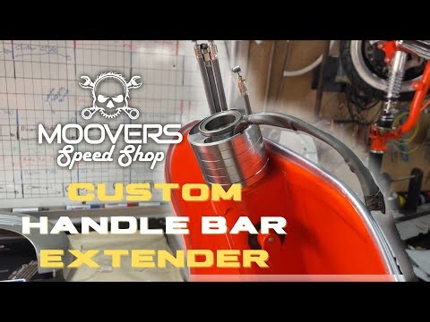 Custom Fabricated Handlebar Extender for a Vespa | Built for a Taller Rider