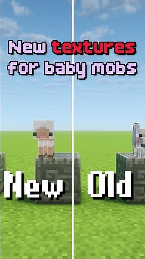 New textures for baby mobs! #minecraft