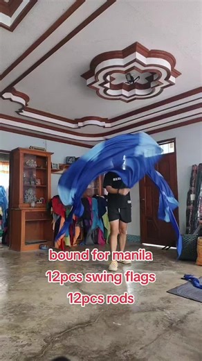 Swing Flags for Color Guard Performances