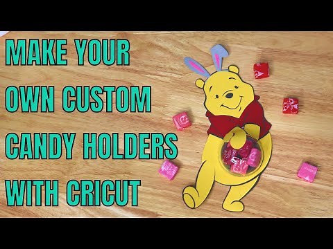 How to create your own layered cardstock design Candy Holder with Cricut Design Space ornament
