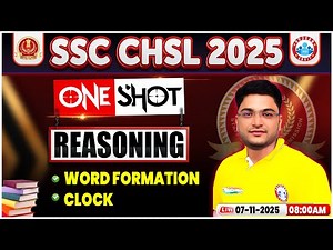 SSC CHSL Reasoning Classes 2025 | SSC CHSL Reasoning One Shot #8 | Reasoning By Shobhit Sir