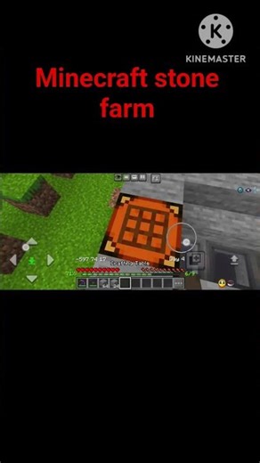 Minecraft stone farm ⚔️🥶#minecraft #shorts