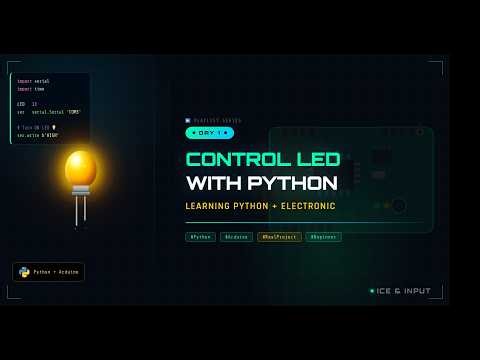 Learning Python + Electronics: Day 1 - Control LED with Python