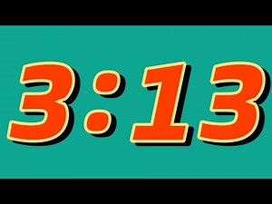 3 Minute and 13 Second Timer