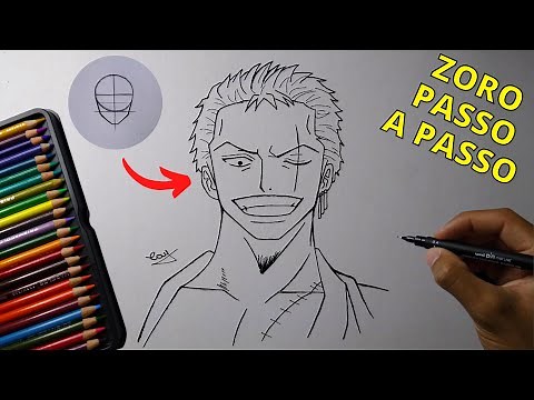How to draw ZORO | Easy