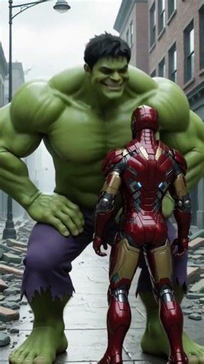 Hulk Kicks Iron Man Off a Mountain… Funniest Ending Ever 🤣⛰️ #shorts#hulk #ironman #funny #viral