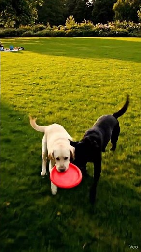 Dogs’ Epic Afternoon Frisbee Battle 🐶🔥 | Hyper-Energetic Playtime!