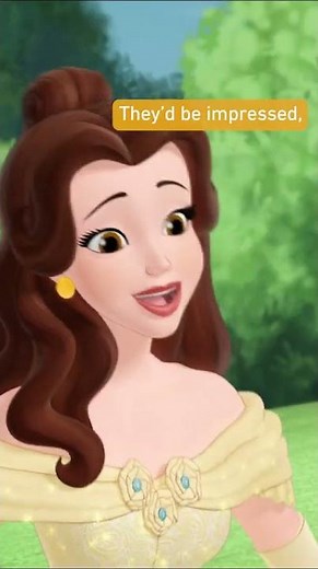 Sofia the First meets Disney Princess, Belle! 👑 SofiaTheFirst DisneyJunior