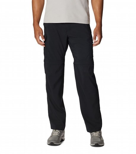 Mens Silver Ridge Utility Convertible Pants Black
