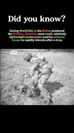The Tiny Motorcycle Dropped With Paratroopers