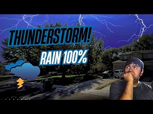 Insane Severe Thunderstorm In Vernal Utah (HAILING!)
