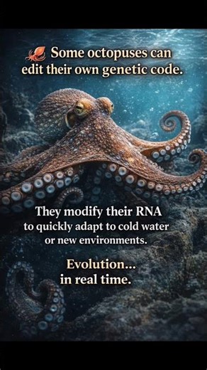 Octopuses Can Edit Their Own Genes 🐙🧬