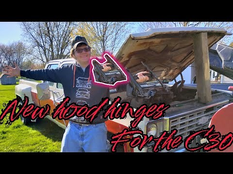 How to change hood hinges on a Chevy square body