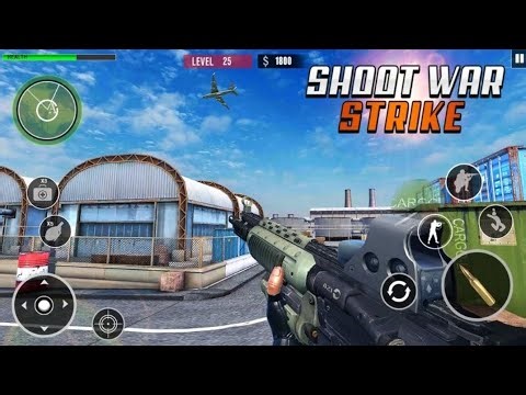 shoot war strike battleground gameplay 😲🎮 #battleroyale #games 