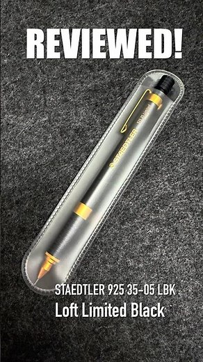 INSIGHT! Staedtler 925 35-05LBK Black – Loft Limited Edition 2025 – Precision in Black and Gold