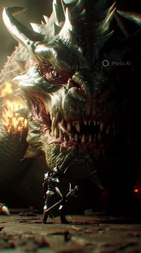 the knight vs evils dog #dog #evil