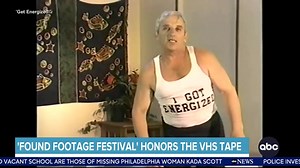 4.1K views · 50 reactions | 'FOUND FOOTAGE FESTIVAL' HONORS THE VHS TAPE: ABC's Danny New TV spoke to two childhood friends who turned their VHS collection into a comedy tour and online sensation, preserving a forgotten artform through thousands of tapes. | World News Now | Facebook