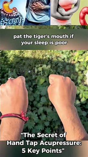 “The Secret of Hand Tap Acupressure: 5 Key Points” #healthtips