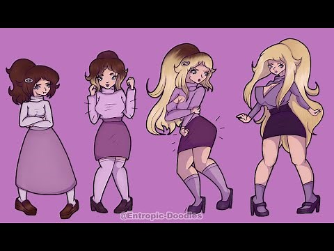 Bimbofication Sequence Become a BLOND BIMBO