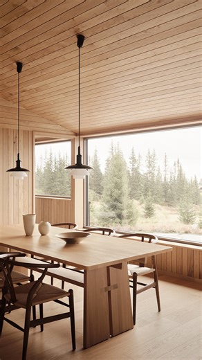 Nordiska Kök | Scandinavian design kitchens on Instagram: "Step inside the Norwegian hytte, where modern design effortlessly blends with the untamed presence of nature.⁠ ⁠ The kitchen by Nordiska Kök pays tribute to the Nordic cabin tradition, combining natural materials and minimalist lines with meticulous craftsmanship, inspired by the quiet strength and understated beauty of the surrounding mountain landscape.⁠ ⁠ Visit our blog The Kitchen Journal, to read the full story.⁠ ⁠ In the home of @