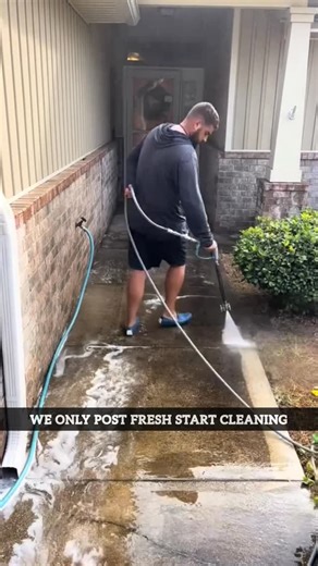 FreshStartCleaning | Welcome to @FreshStartCleaning, where dirt and grime don’t stand a chance against the mighty power of the washer! Watch as years of... | Instagram