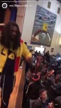 FBG Duck Performs Slide at a High School Lit Asf!