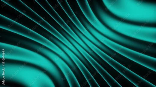 Abstract Teal Green Swirls Background Video 4K