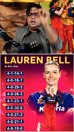 Lauren bell outstanding bawling | Wpl 2026 | rcb vs Dc final #wpl2026 #laurenbell #wplfinal #rcbians