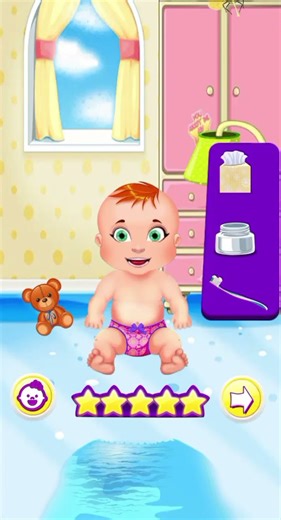 Changing My Baby's Diaper #games #gameplay #gaming