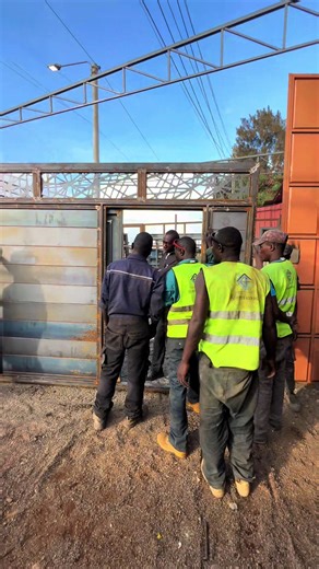 Custom Sliding Gate designed to fit Residential, Commercial and Industrial spaces ✅ #slidinggate #gate #welding #nairobitiktokers #christmas