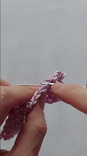 Jak zrobić półsłupek na szydełku #crochet #crocheting #tutorial #handmade