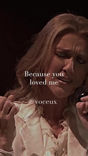 Celine Dion - Because You Loved Me Acapella Performance