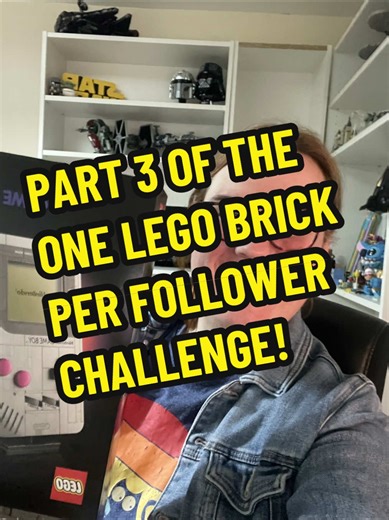 Part 3 - The one Lego brick per follower challenge - Lego Gameboy. We’ve had ten new followers since the last update so we’re moving along nicely! Thank you for all your support brickpeas! Did you have a preference for finger clicks or close ups? Let me know in the comments. #lego #afol #legotok