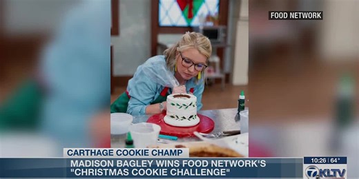 Carthage bakeshop owner wins Food Network’s ‘Christmas Cookie Challenge’