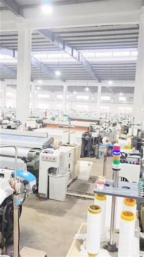 Amazing weaving loom factory #weavingfactory #weavingloom