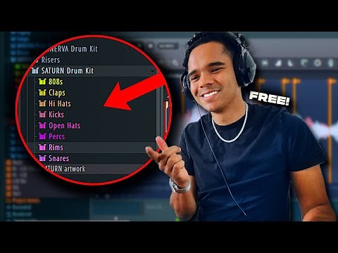 HARDEST FREE DRUM KIT IN 2024 BY FAR! Best FREE Trap Drum Kit 2024