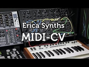 Erica Synths MIDI-CV module overview