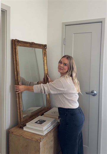 Transforming a Thrifted Frame into a Stunning Mirror