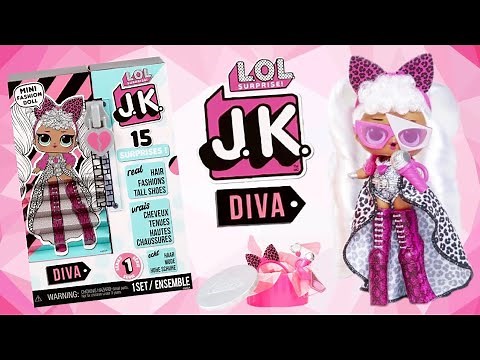 LOL Surprise JK Series 1 Diva Mini Fashion Doll Unboxing