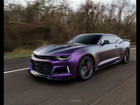 Camaro ZL1 Purple/Black KPMF Wrap Time lapse
