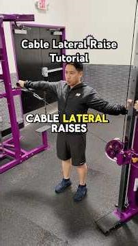 CABLE LATERAL RAISE TUTORIAL 💪🏼 // Even a lighter weight can feel heavy doing these!