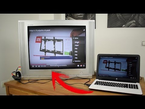Connecting a laptop to an old television