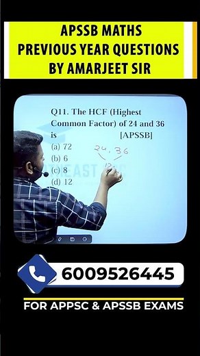 APSSB MATHS PREVIOUS YEAR QUESTIONS by Amarjeet Sir #apssb #apssbmaths #apssbexam