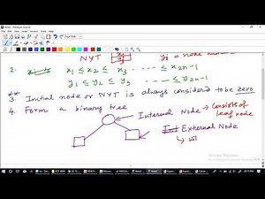 Lecture 15: Adaptive HuffMan coding a closer look with Update process